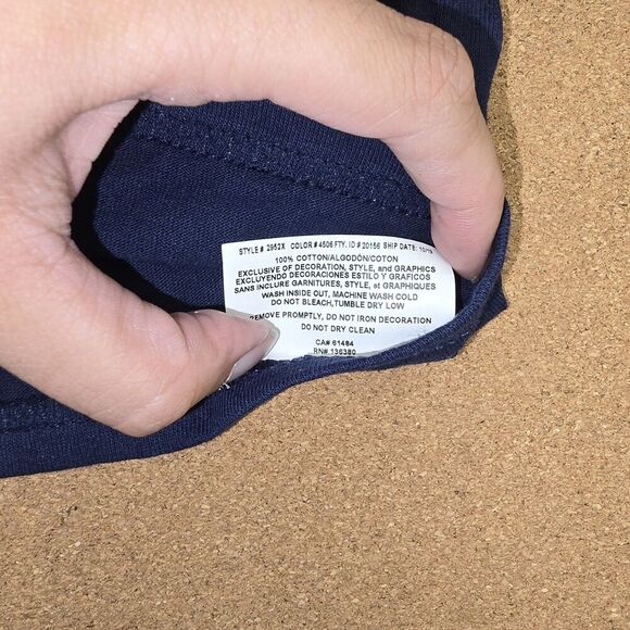 Boston Red Sox Shirt Men's Sm Blue Graphic Logo Tee Short Sleeve Fan Gear (C31) - Picture 6 of 6